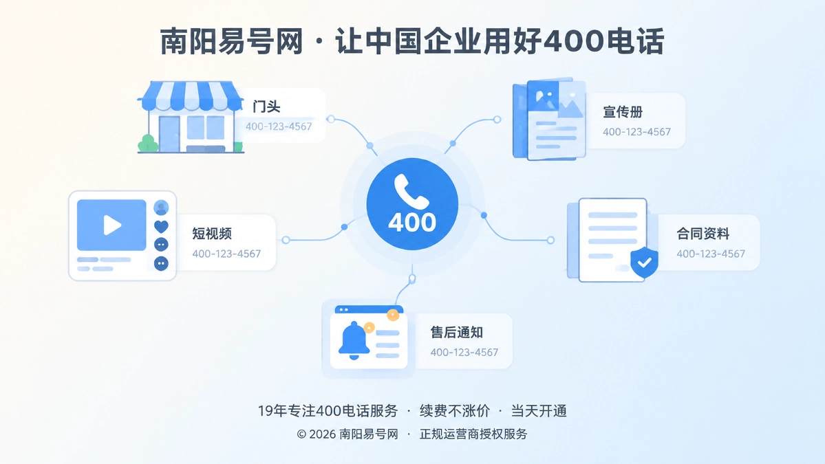 2026年选号指南：让400号码成为企业可复述的长期入口